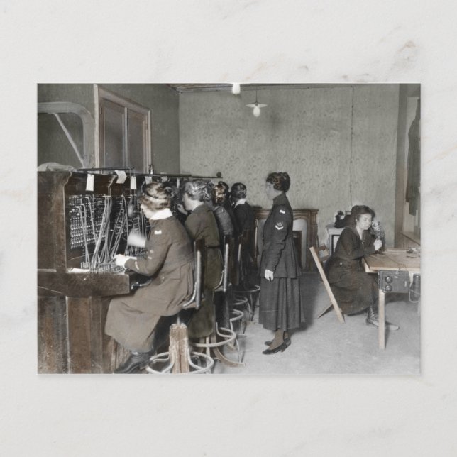 Signal Corp Women wwi Helg Vykort (Framsida)