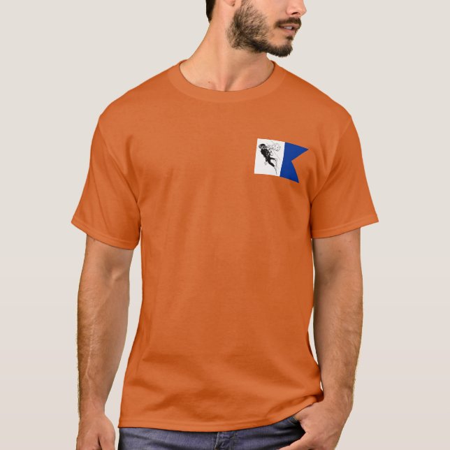 Signal flagga Alpha T Shirt (Framsida)