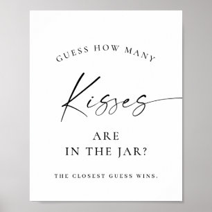Signal för enkel elegant med minimal Möhippa Poster