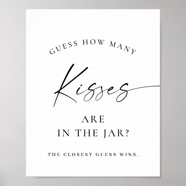 Signal för enkel elegant med minimal Möhippa Poster (Framsidan)