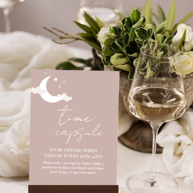 Signal för minimal rosa babyutlösartid poster (Skapare uppladdad)