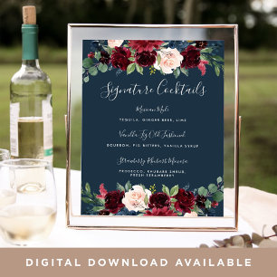 Signal för Namnteckning av snabbmeny för radiant b Poster