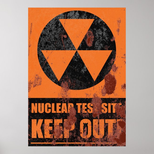 Signal för Rusty Nuclear Test Site Poster (Framsidan)