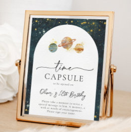 Signal för utrymmestid | Rymdfödelsedag Poster