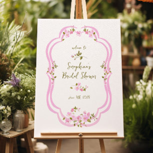 Signal för Whimsic Rosa Painting Möhippa Coquette Poster