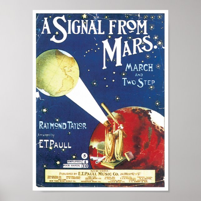 Signal från Mars Poster (Framsidan)