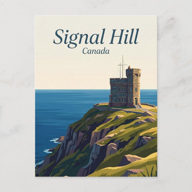 Signal Hill Kanada Vykort (Framsida)