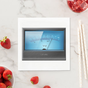 Signal VU-mätare Pappersservett