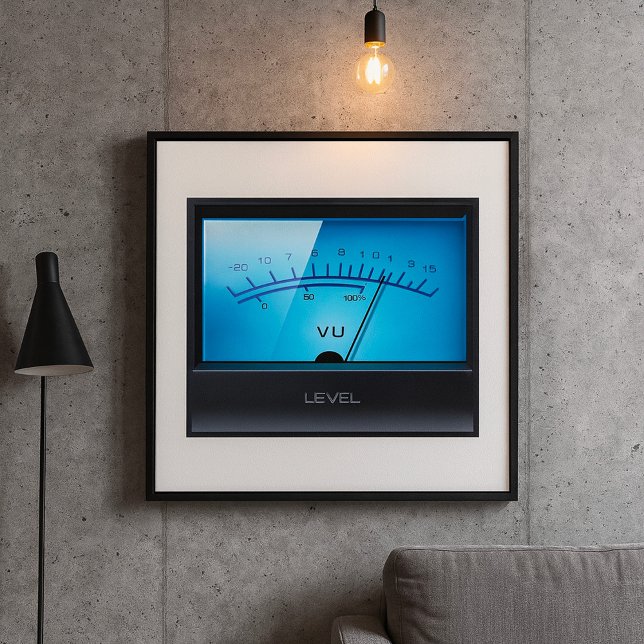 Signal VU-mätare Poster (Skapare uppladdad)
