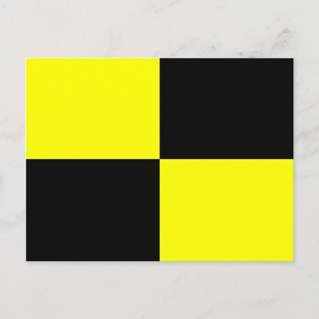 Signalbokstavsflagga L Vykort (Framsida)