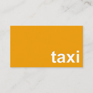 Signaldrivrutin för Embossed Gult Taxi Visitkort