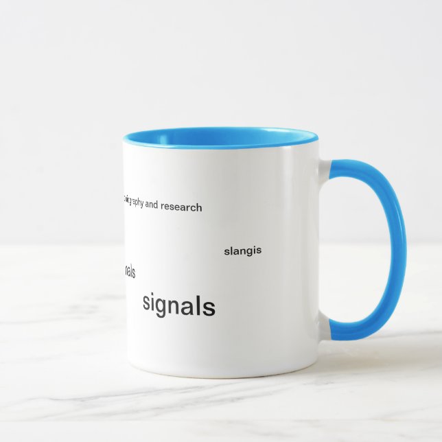 Signalerar kaffemuggen mugg (Höger)