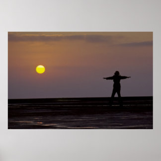 Signalering från USS-flottans besättning på flygfr Poster