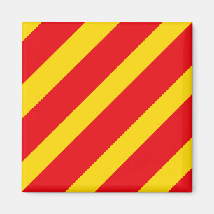 Signalflagg bokstav Y Magnet