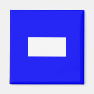 Signalflagga Bokstav P (Papa) Magnet