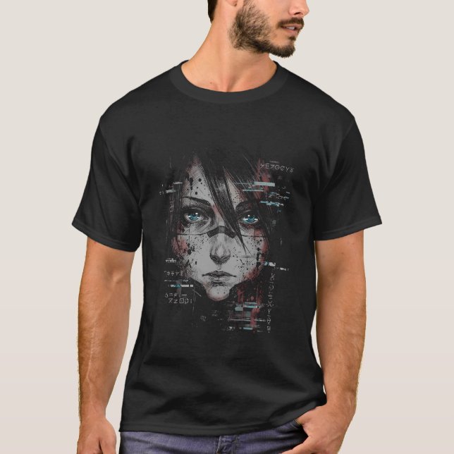 Signalis Elster LSTR Enhet Sierpinski Förfall Este T Shirt (Framsida)