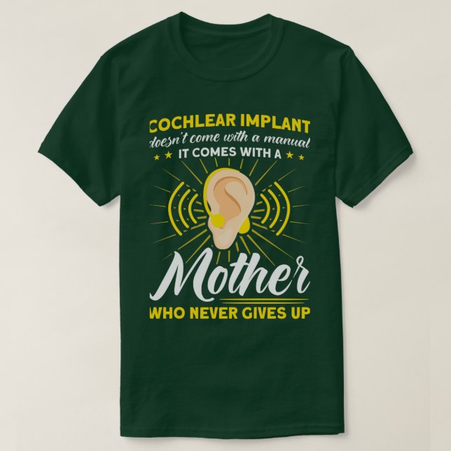 Signalland för Hearing Aid Design for Sign Languag T Shirt (Design framsida)