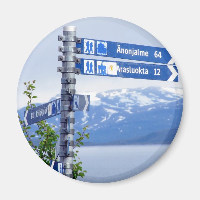 Signat vid Staloluokta Magnet (Framsidan)