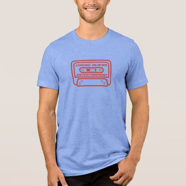 Signatur Cosmic Aliens Entertainment Kassett  T Shirt (Framsida)