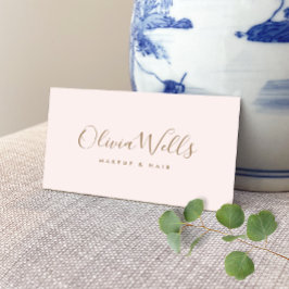 Signatur Skript Enkel Ljus Rosa Sociala Medier Visitkort