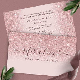 Signature Script Blush Rosa Glitter Modern Feminin Rabattkort