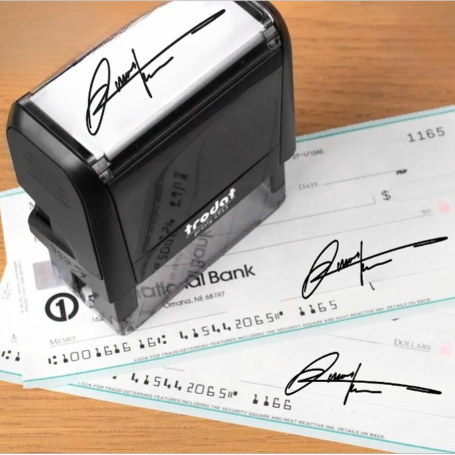 Signature Stamp | Upload Your Handwritten Name Självfärgande Stämpel (Signature stamp write your handwriting signature )