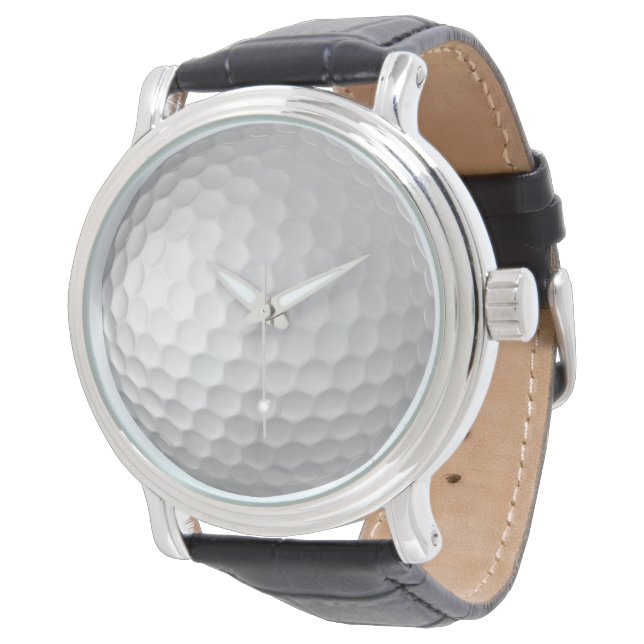 Signaturserie golfbollspresenter armbandsur (Vinklad)