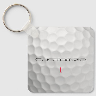 Signaturserien 1 Personliga golfbollspresenter Nyckelring