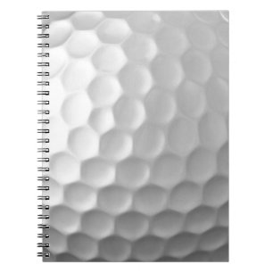 Signaturserien golfbollspresenter anteckningsbok med spiral