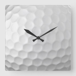 Signaturserien golfbollspresenter fyrkantig klocka