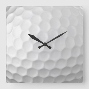 Signaturserien golfbollspresenter fyrkantig klocka