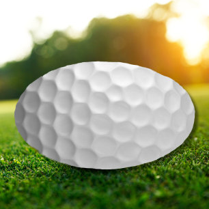 Signaturserien golfbollspresenter ovalt klistermärke