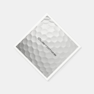 Signaturserien Personliga Golfbollspresenter Pappersservett