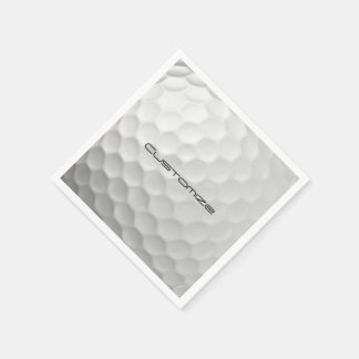 Signaturserien Personliga Golfbollspresenter Pappersservett