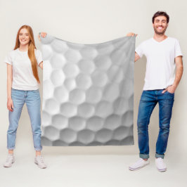 Signaturseriens golfbollsgåvor fleecefilt