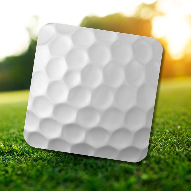 Signaturseriens golfbollspresenter fyrkantigt klistermärke (Skapare uppladdad)