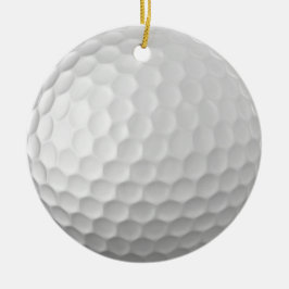 Signaturseriens golfbollspresenter julgransprydnad keramik