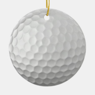 Signaturseriens golfbollspresenter julgransprydnad keramik