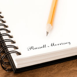 Signaturskript Självfärgande Stämpel