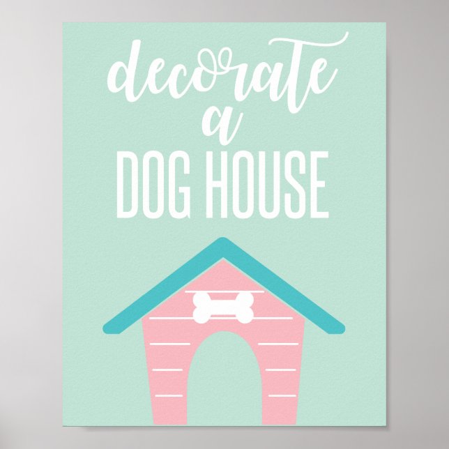 Signera dekorera ett hund för maritimt Födelsedags Poster (Framsidan)