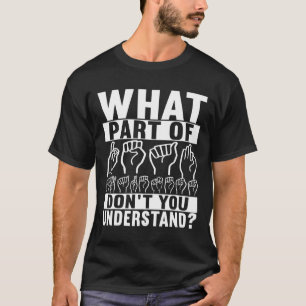 Signera Dövets medvetenhet T Shirt