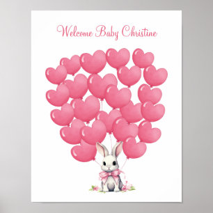 Signera en ballong, Poster gäst Bok, gästbok