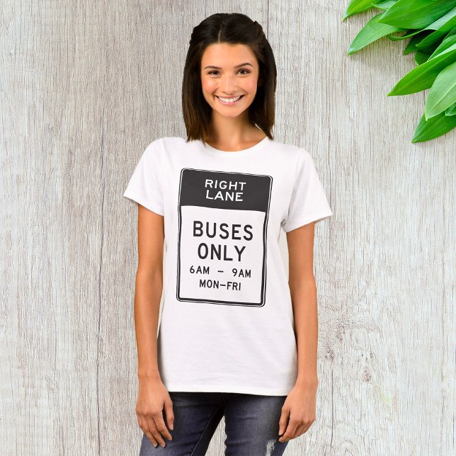 Signera endast höger Lane Buss T Shirt (Skapare uppladdad)