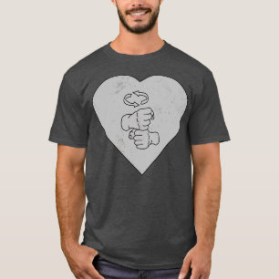 Signera Heart Coffee Marble T Shirt