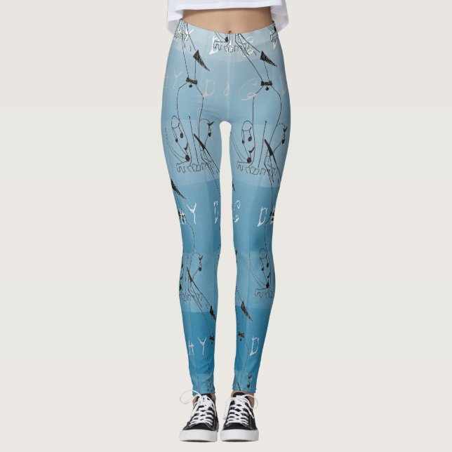Signera Hund Leggings (Framsida)