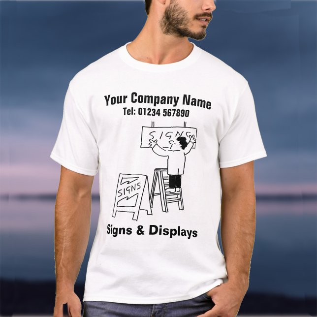 Signera och Visningar undertecknare Maker eller un T Shirt (Skapare uppladdad)