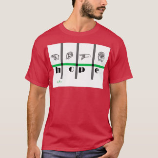 Signera Språk Art Hope 1 T Shirt