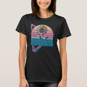 Signera språk ASL Retro för Kärlek T Shirt