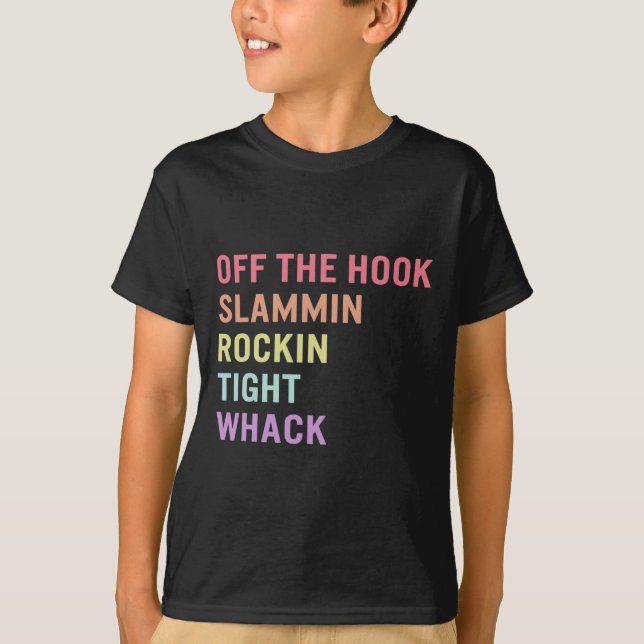 Signera språk av Krok ASL Slang Tee Döv Awarenes (Framsida)