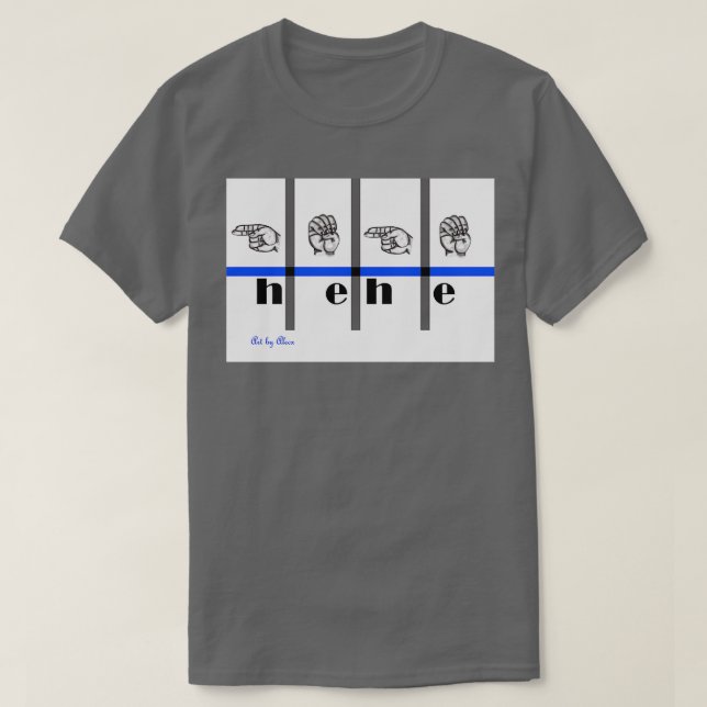 Signera Språkartikel här T Shirt (Design framsida)